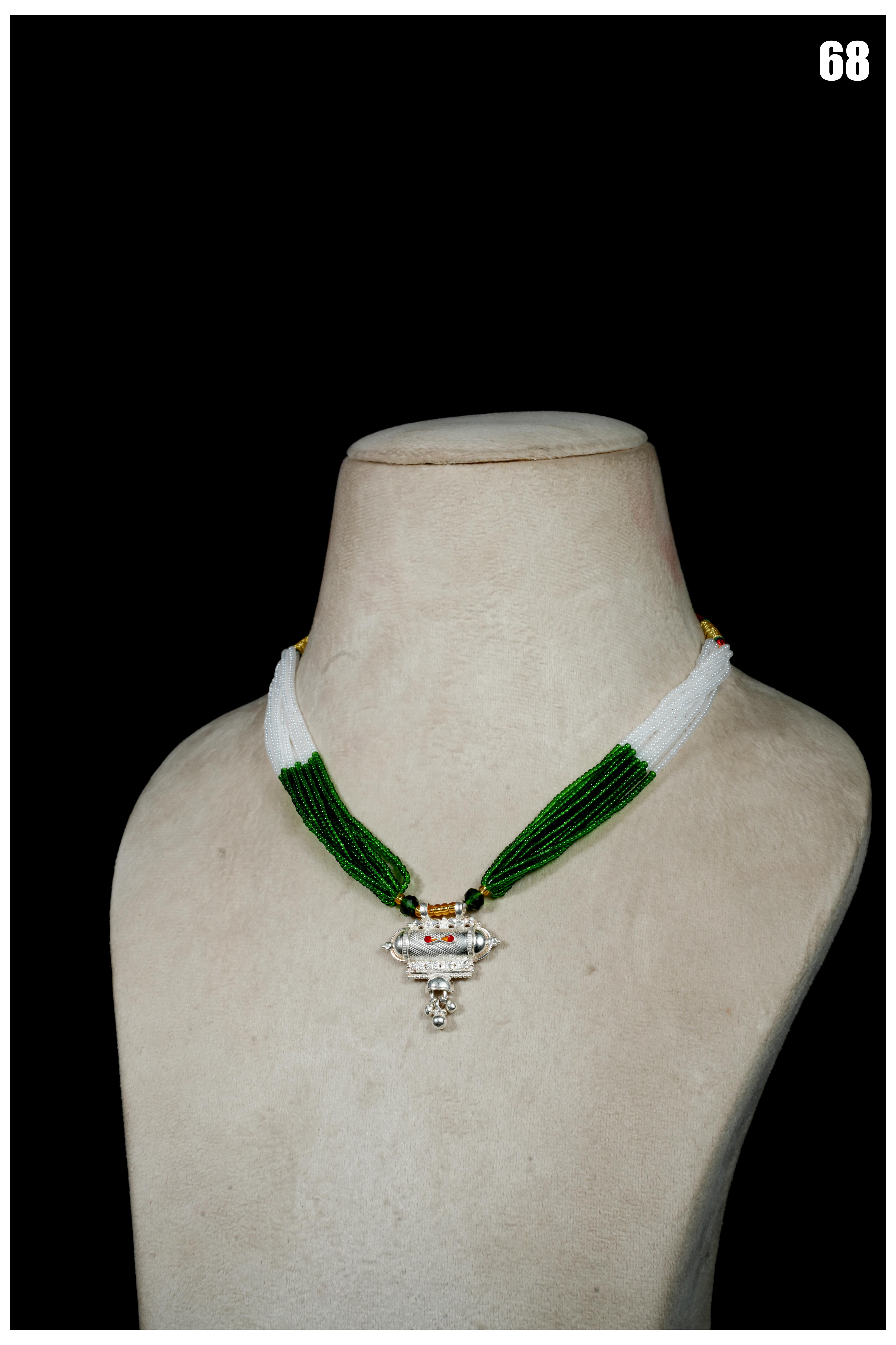 Manish Jewellers Silver Jantar For Girls & Women