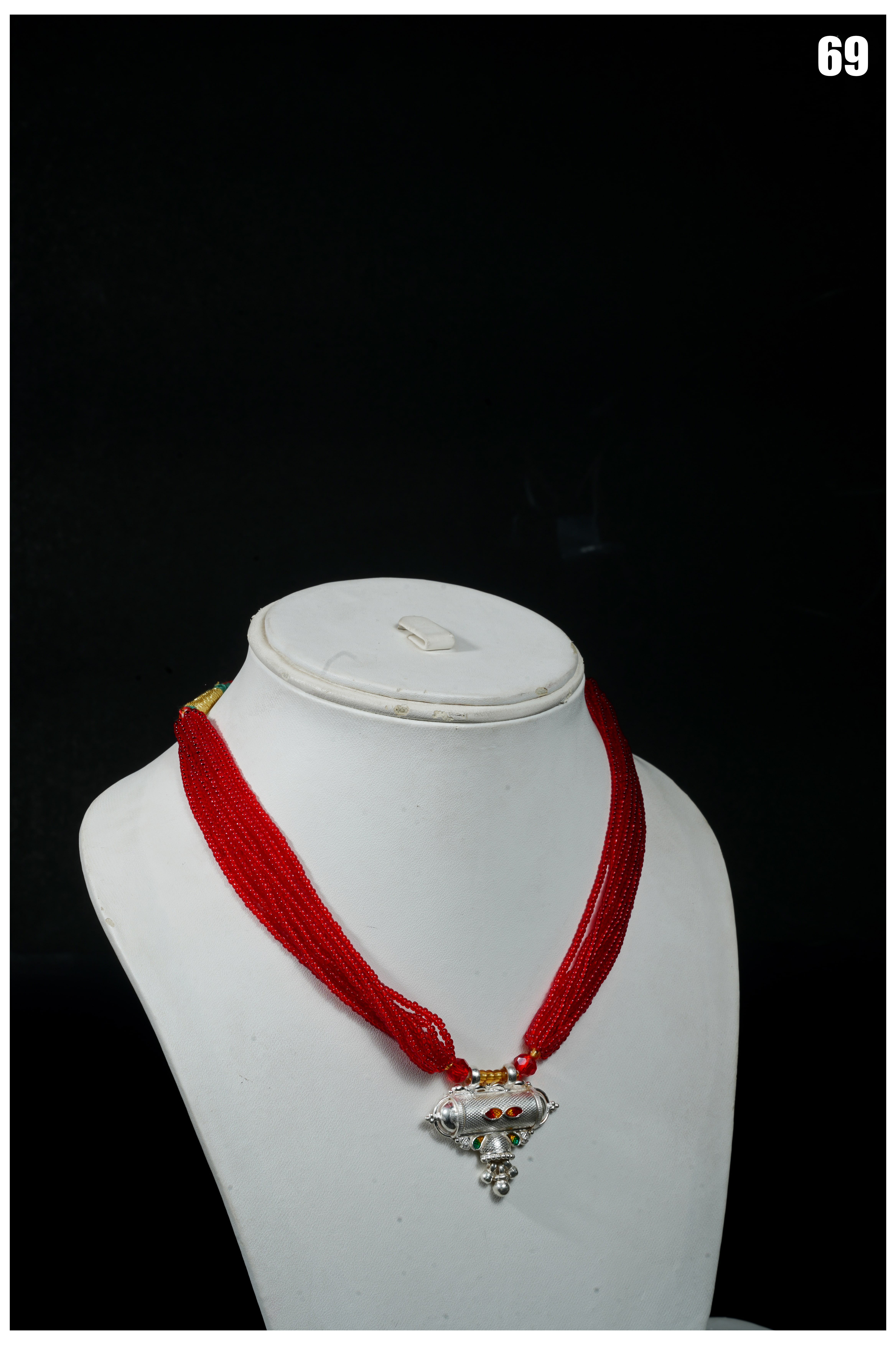 Manish Jewellers Silver Jantar For Girls & Women