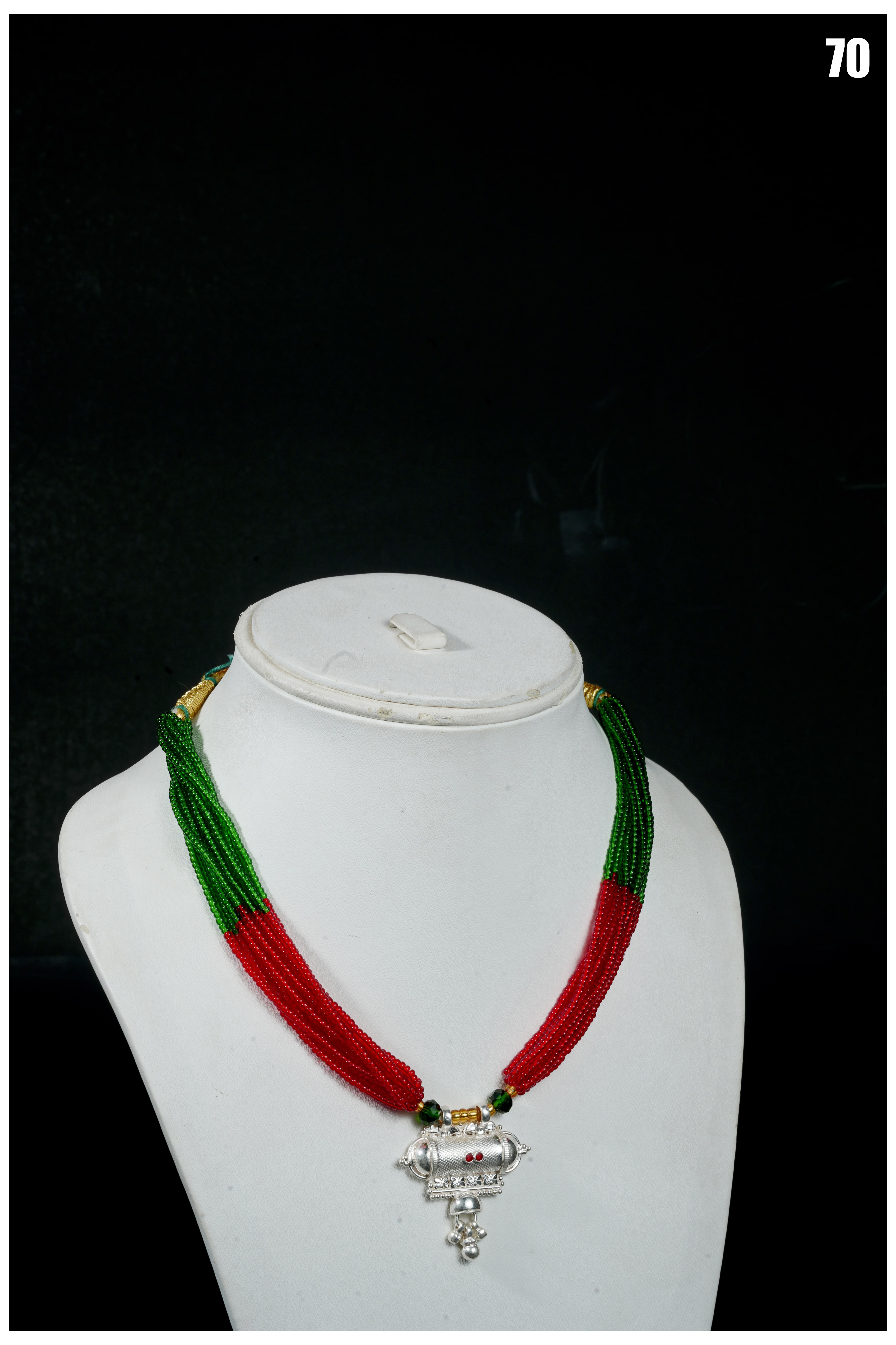 Manish Jewellers Silver Jantar For Girls & Women