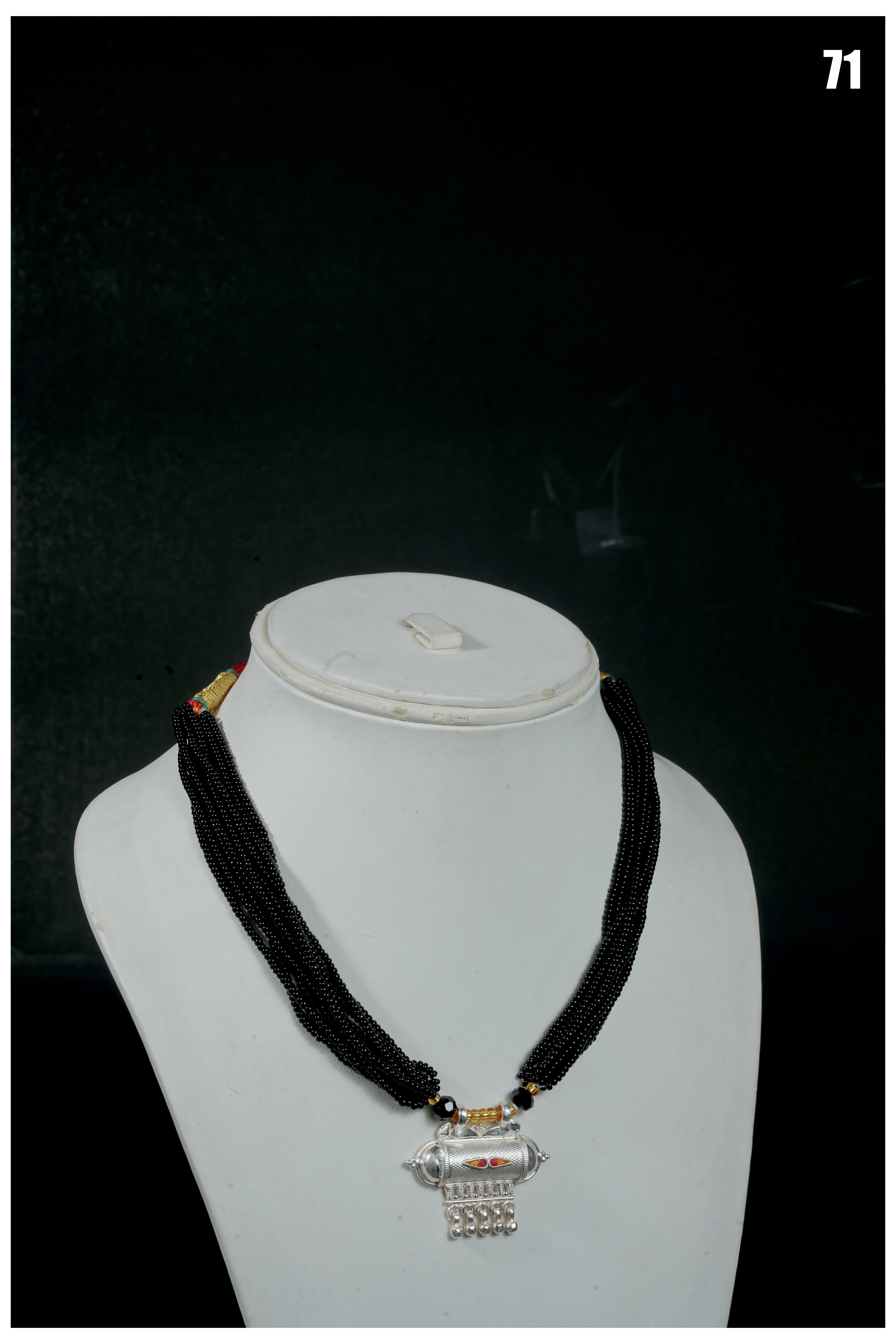 Manish Jewellers Silver Jantar For Girls & Women