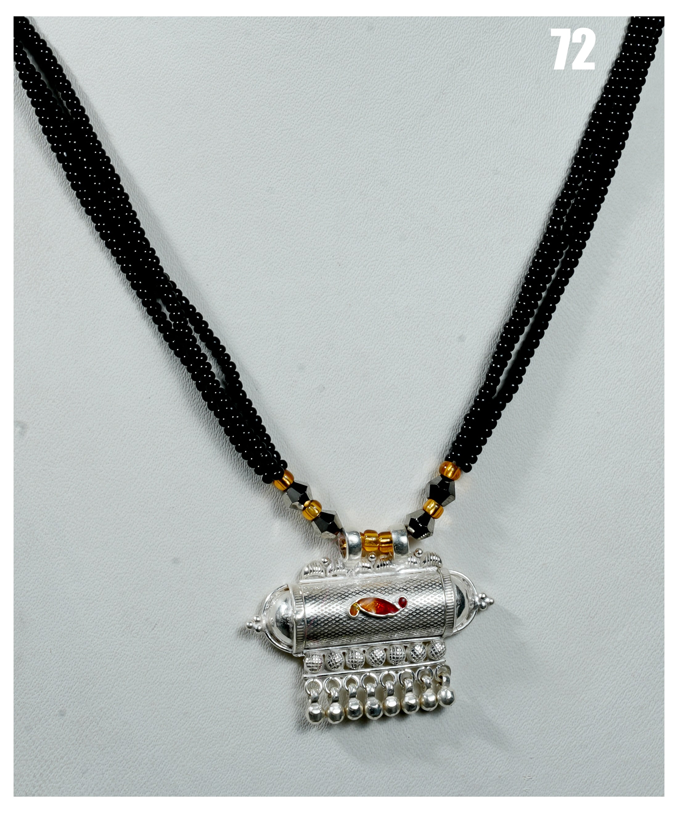 Manish Jewellers Silver Jantar For Girls & Women