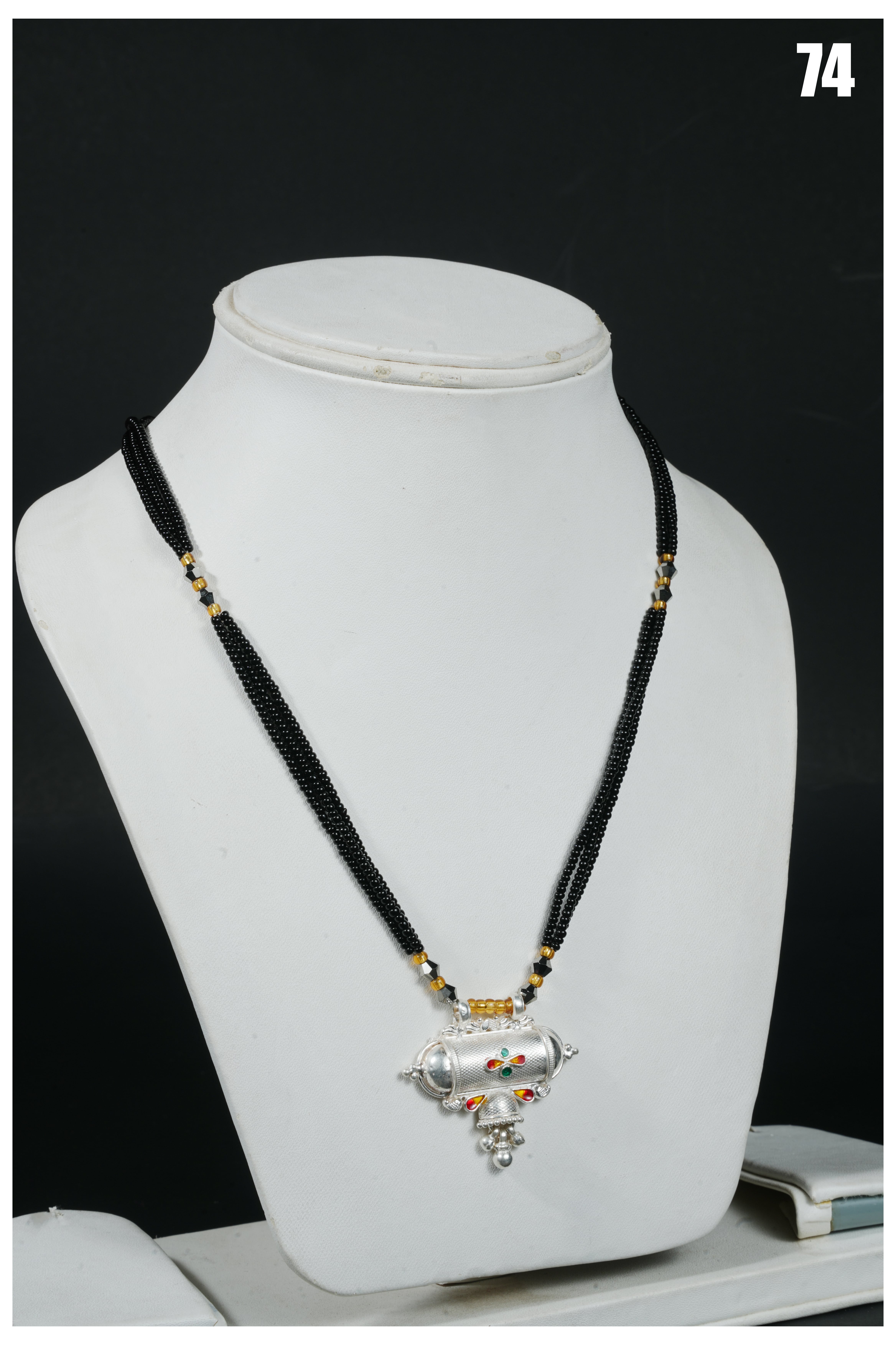 Manish Jewellers Silver Jantar For Girls & Women