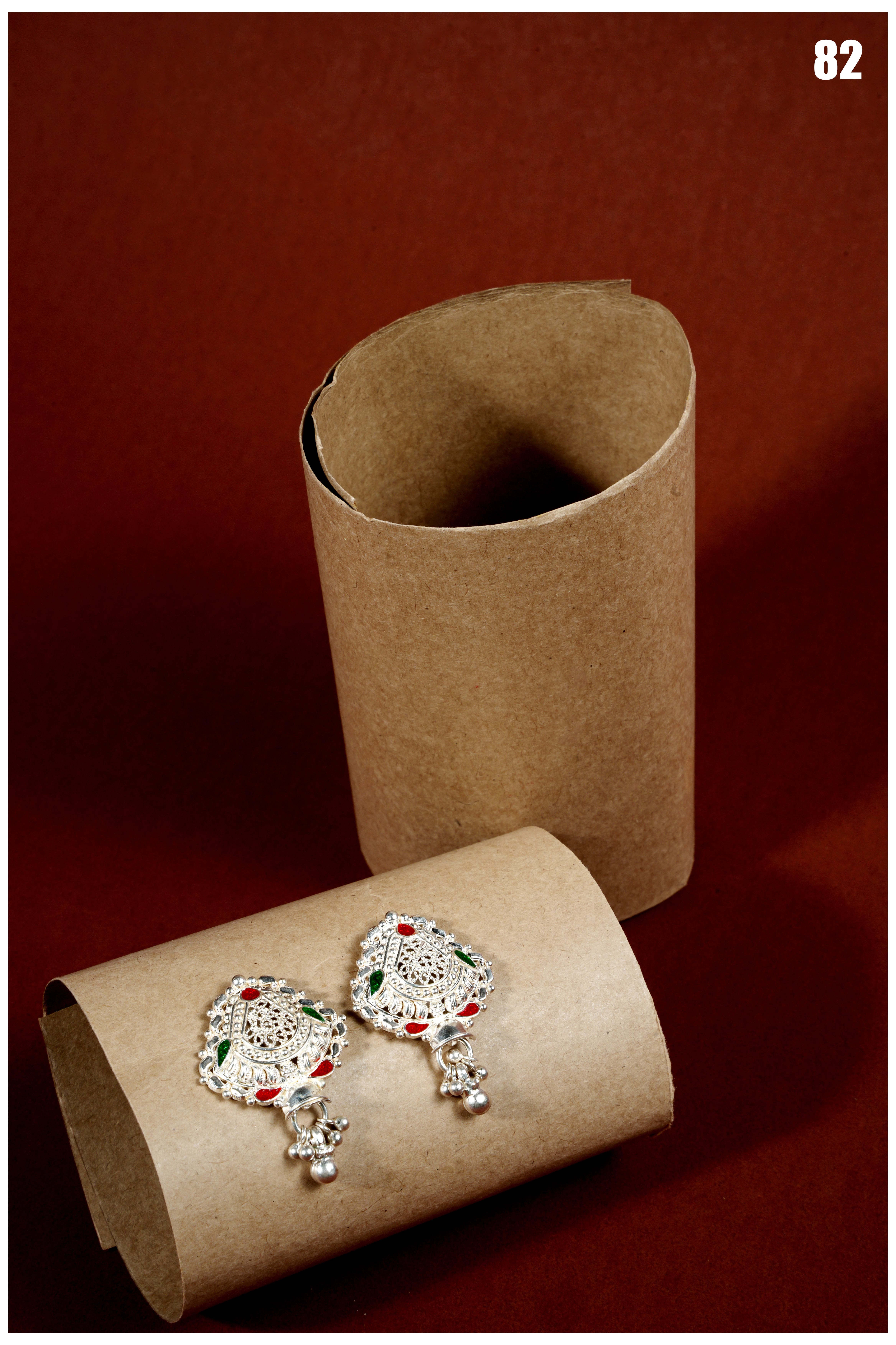 Manish Jewellers Silver Jhumki For Girls & Women