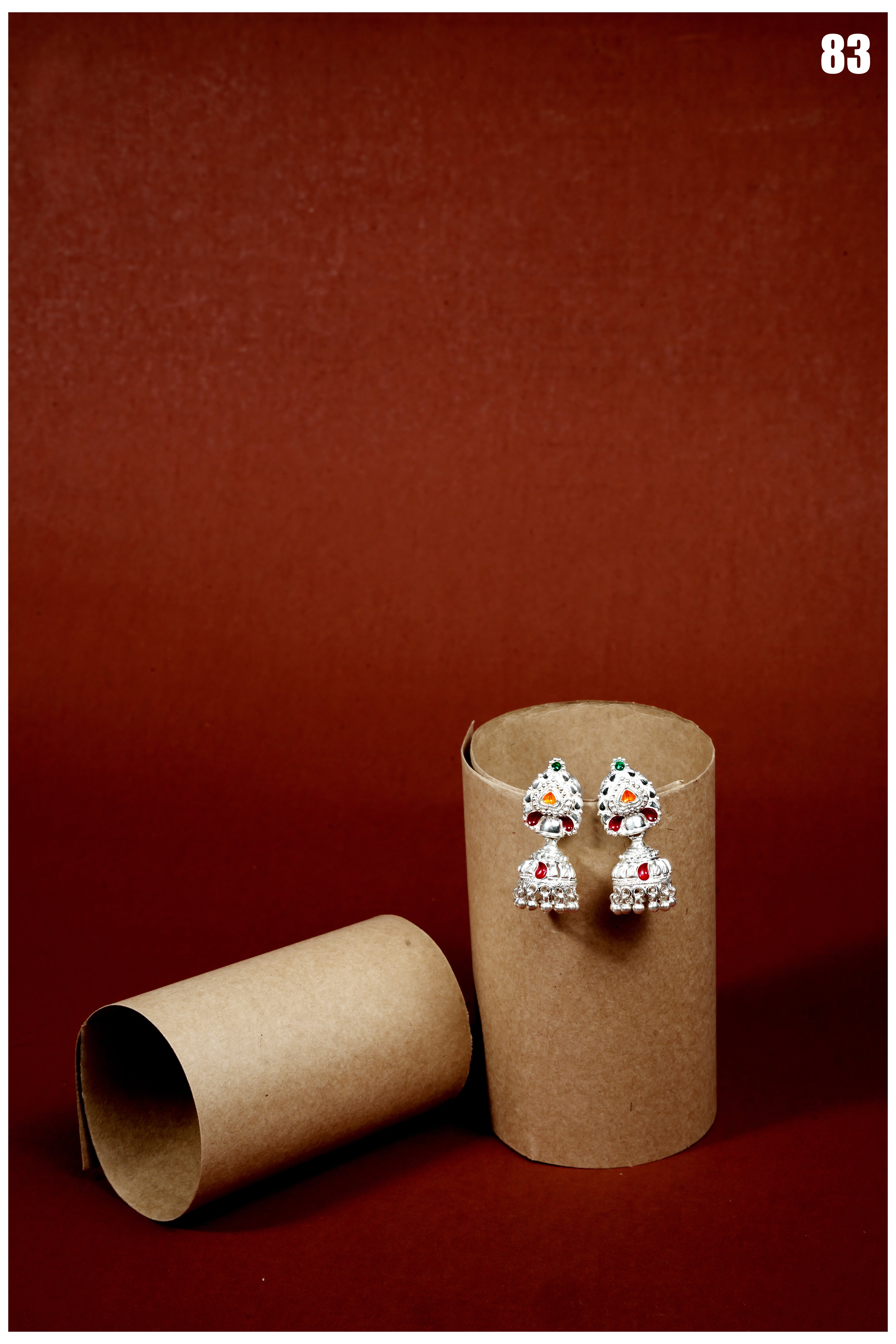 Manish Jewellers Silver Jhumki For Girls & Women