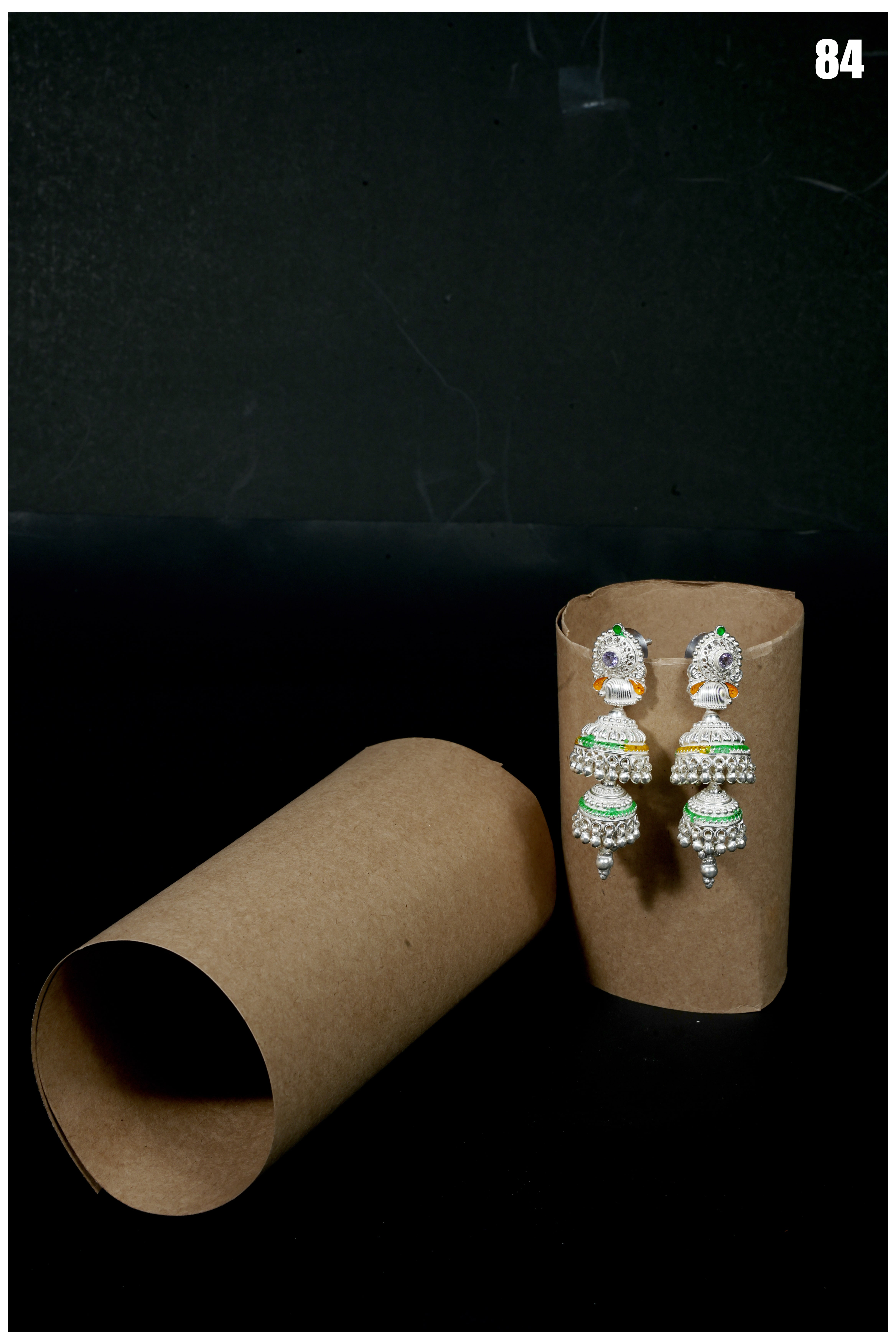 Manish Jewellers Silver Jhumki For Girls & Women