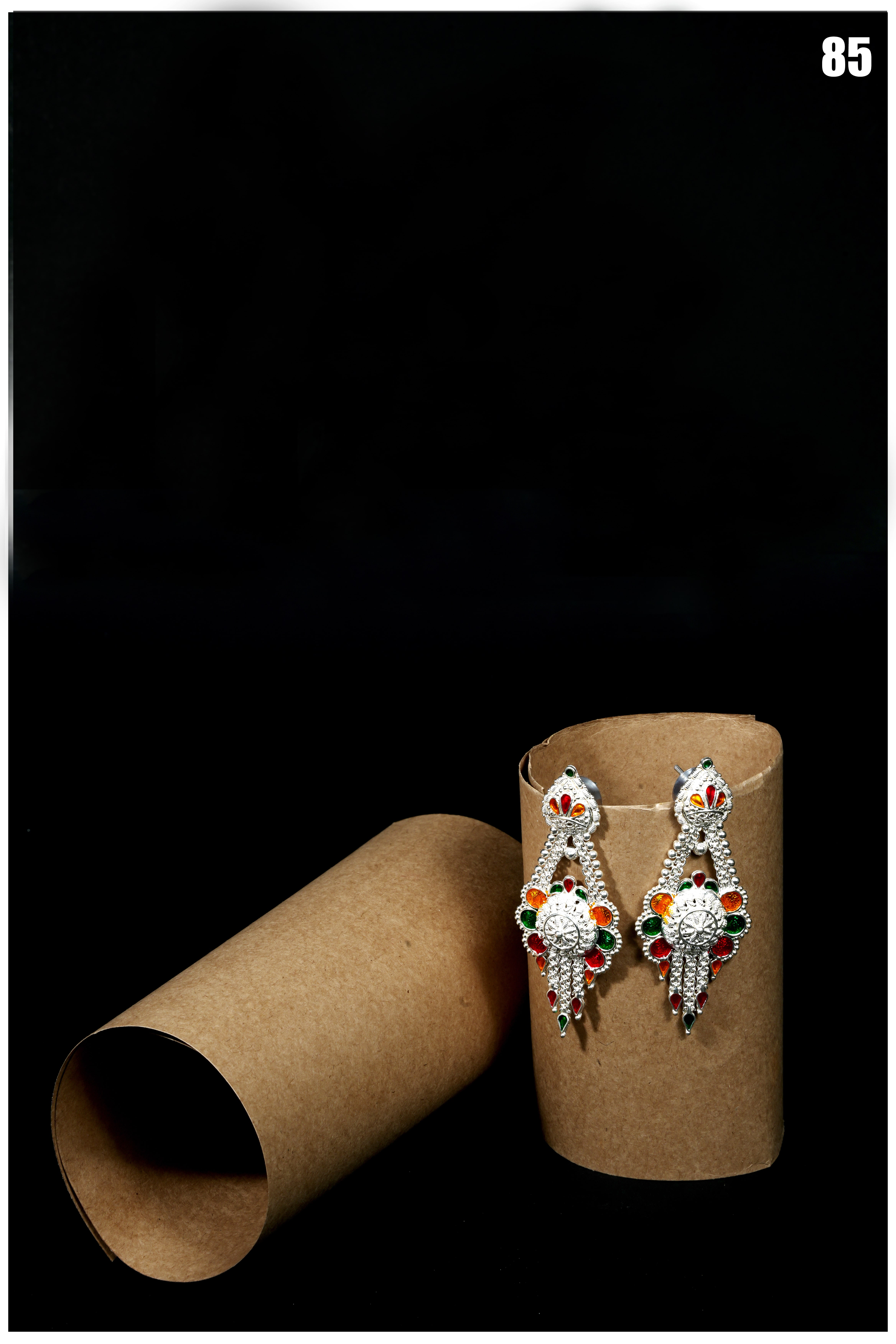 Manish Jewellers Silver Jhumki For Girls & Women