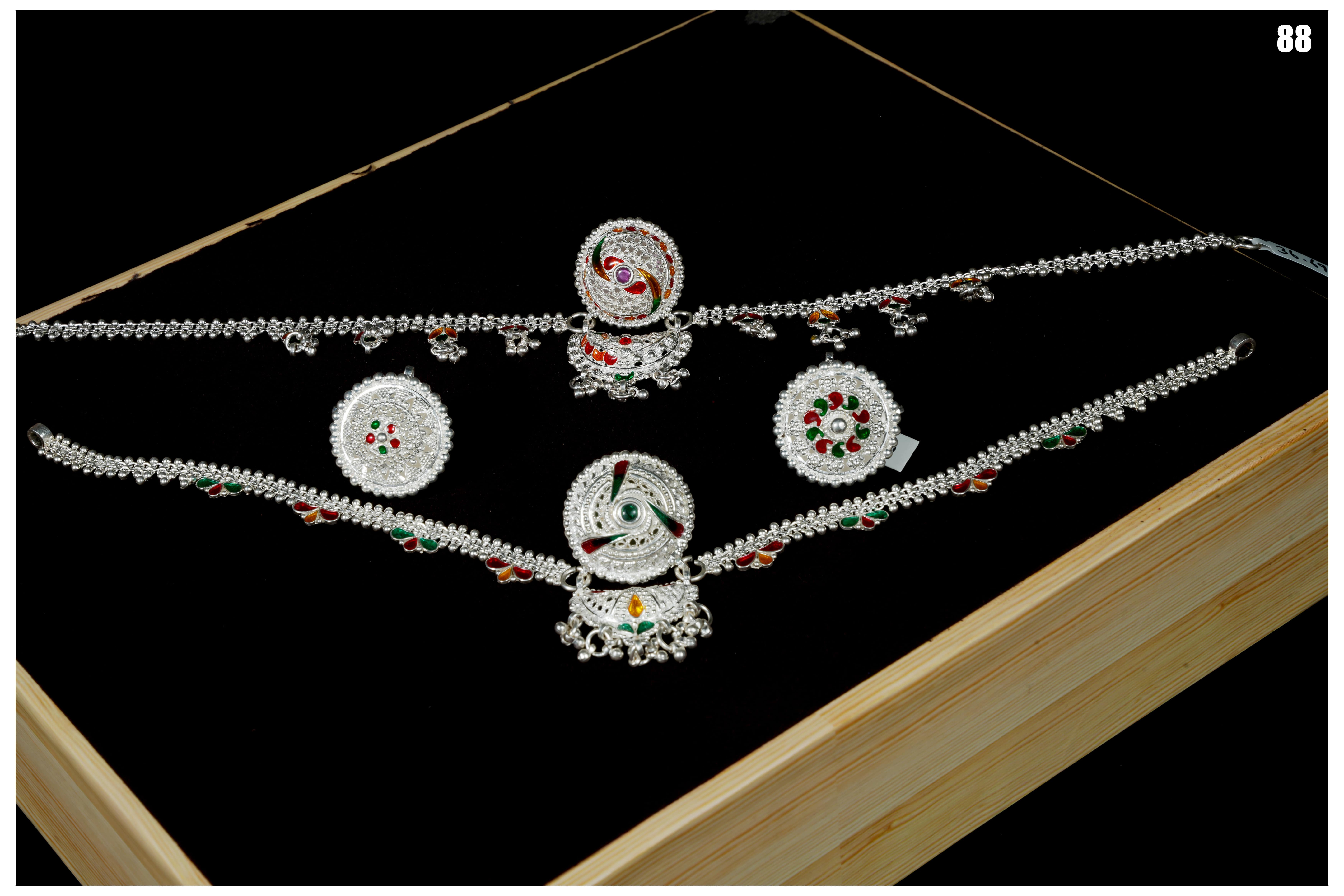 Manish Jewellers Silver Rakhdi/Damini For Girls & Women