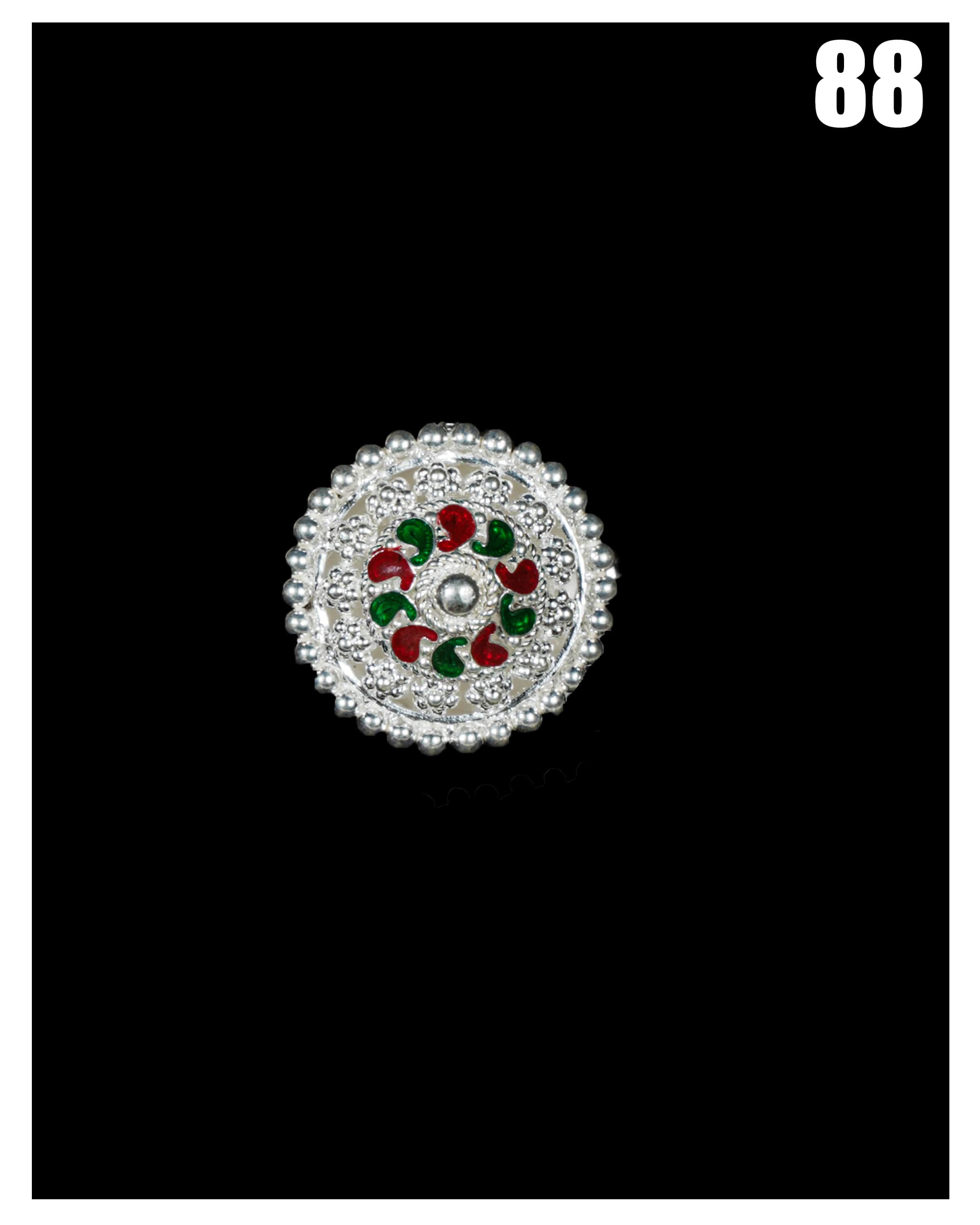 Manish Jewellers Silver Rakhdi/Damini For Girls & Women