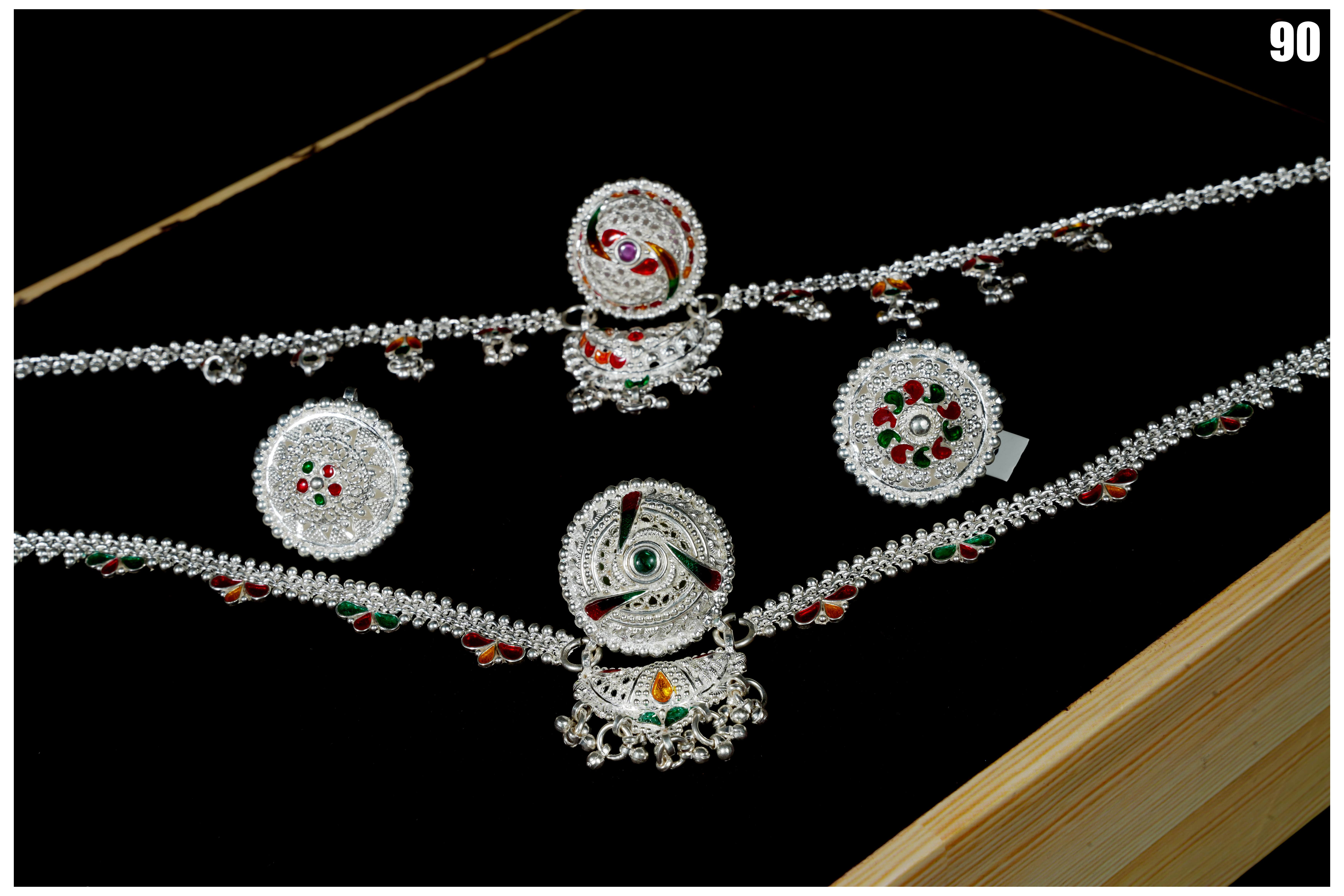 Manish Jewellers Silver Rakhdi/Damini For Girls & Women