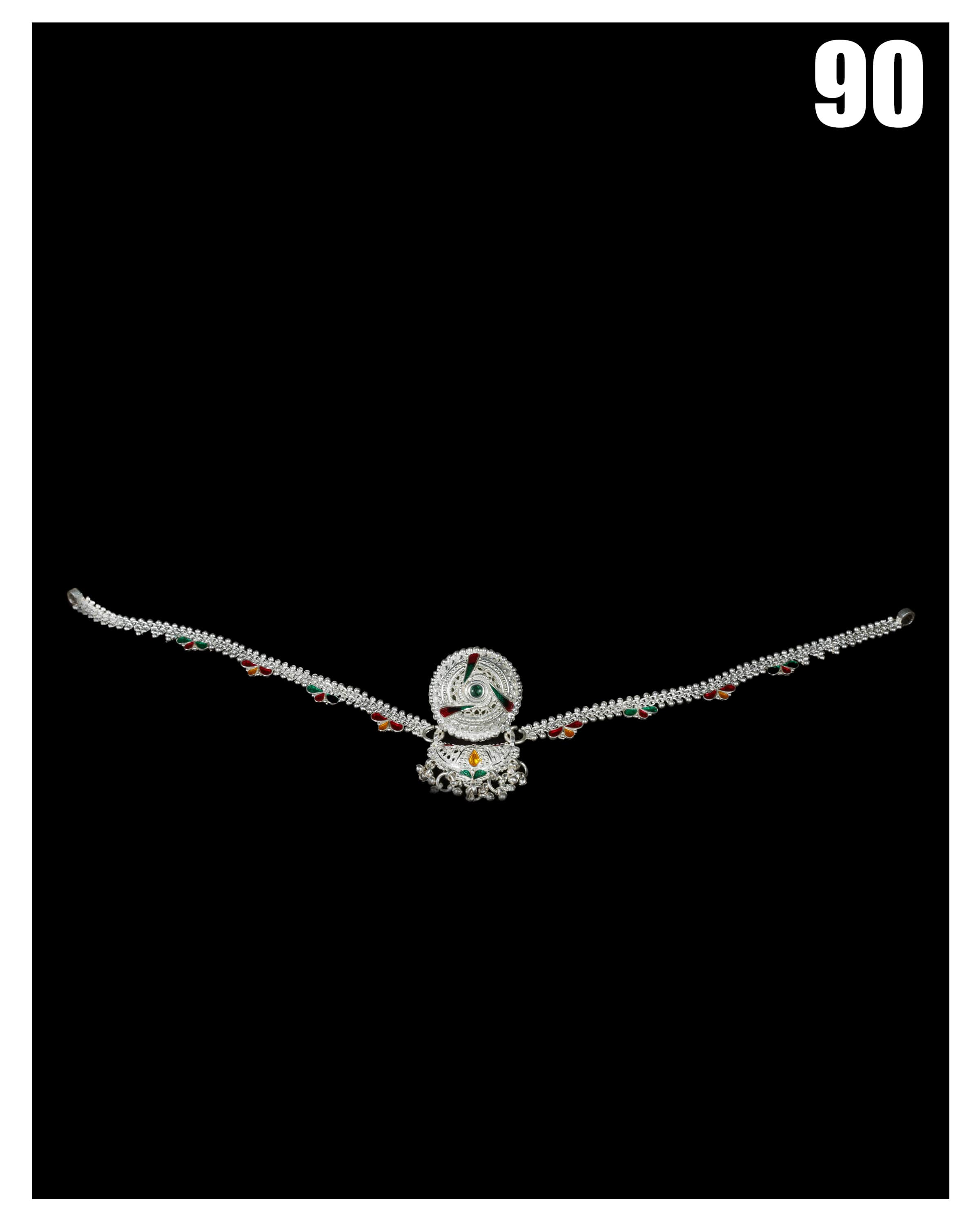 Manish Jewellers Silver Rakhdi/Damini For Girls & Women