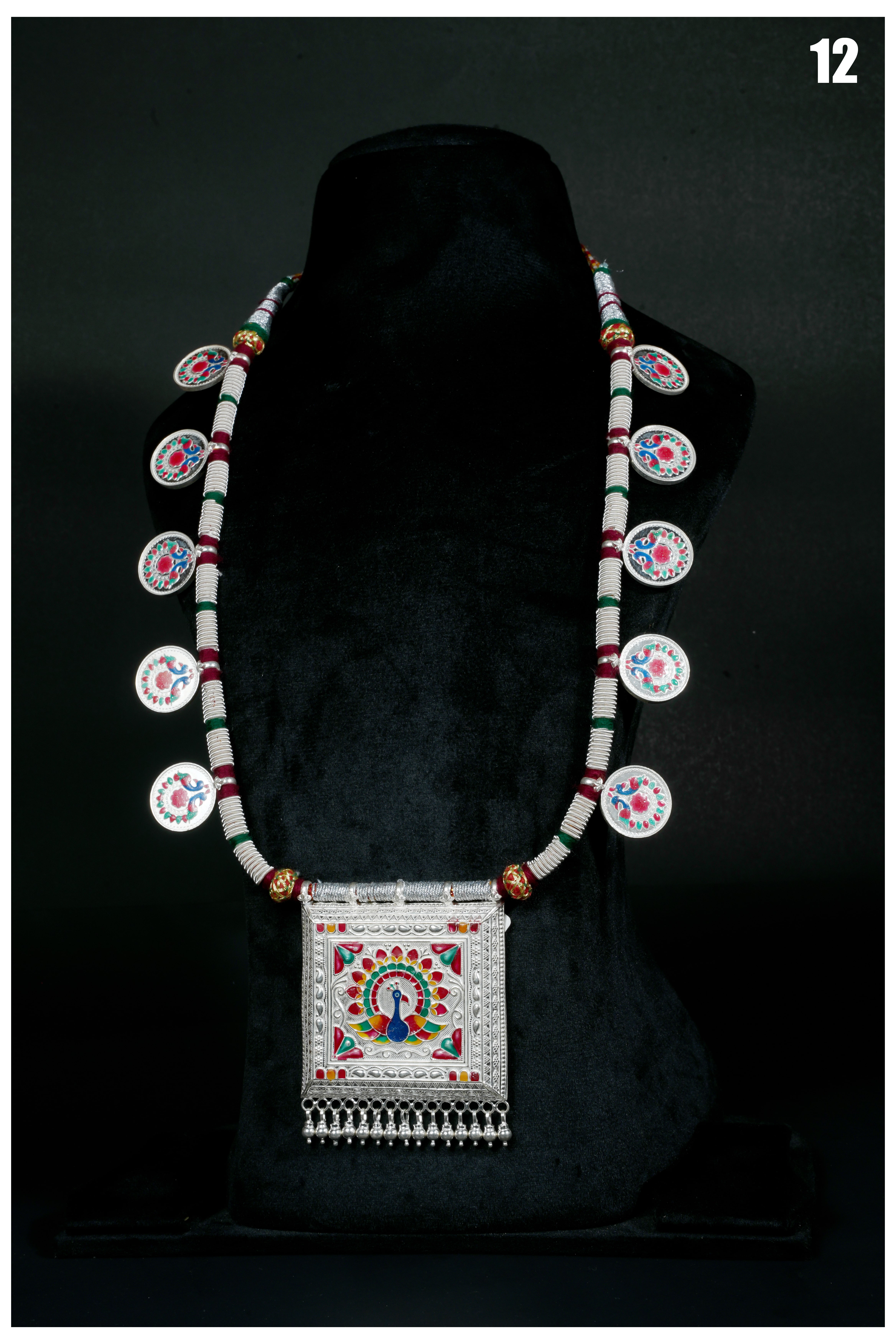 Manish Jewellers Silver Hamel For Girls & Women