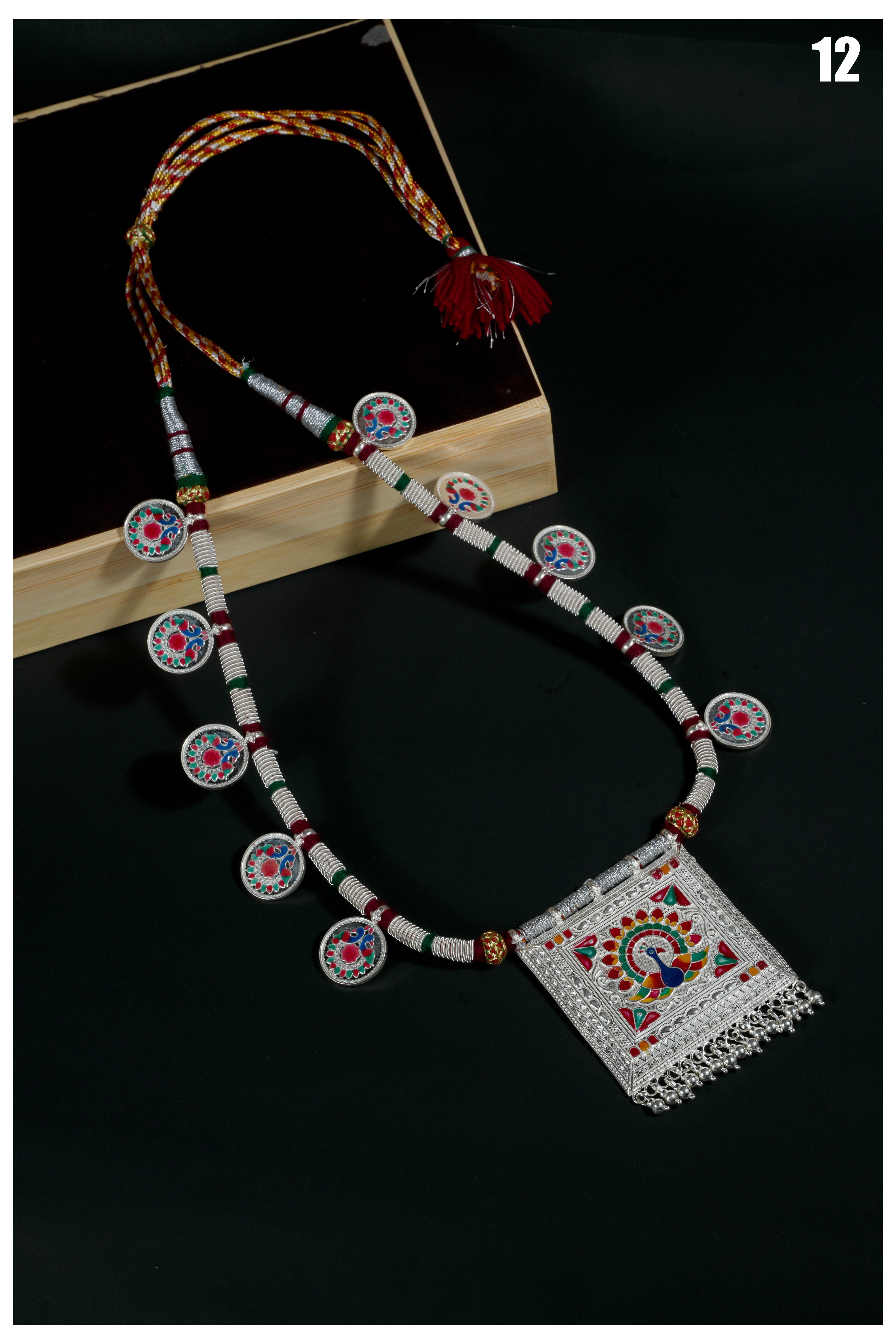 Manish Jewellers Silver Hamel For Girls & Women