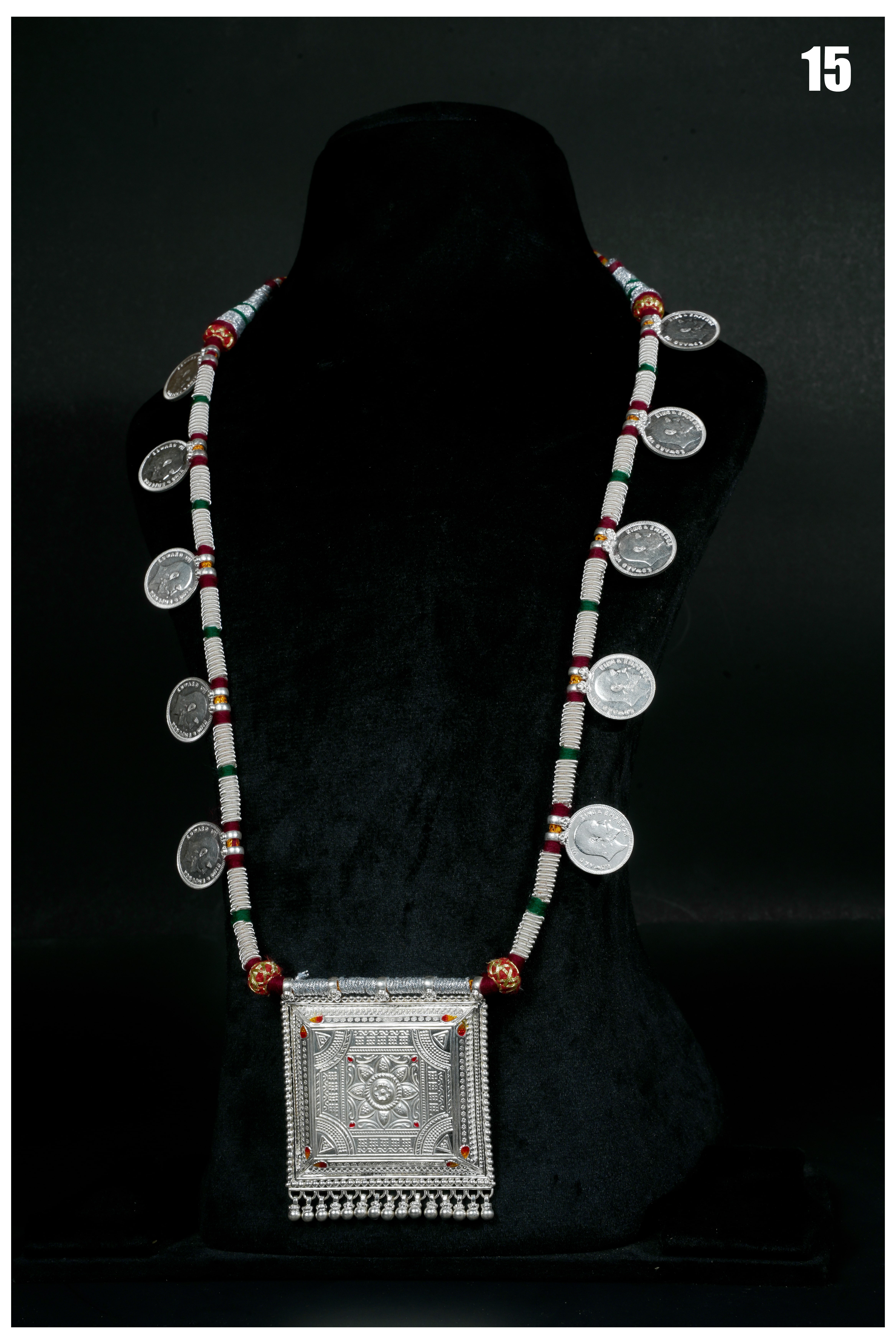 Manish Jewellers Silver Hamel For Girls & Women