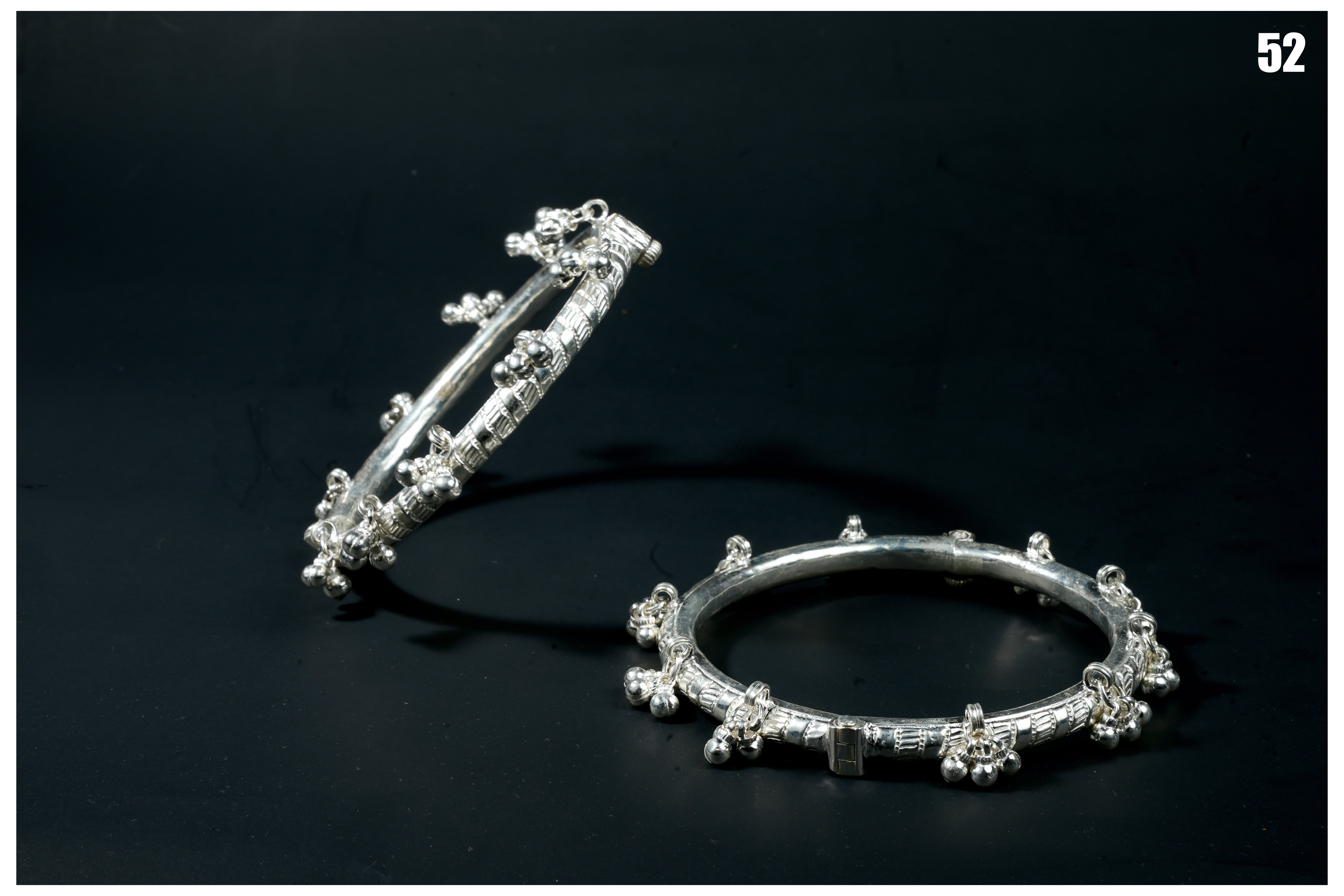 Manish Jewellers Silver Per Kada For Girls & Women