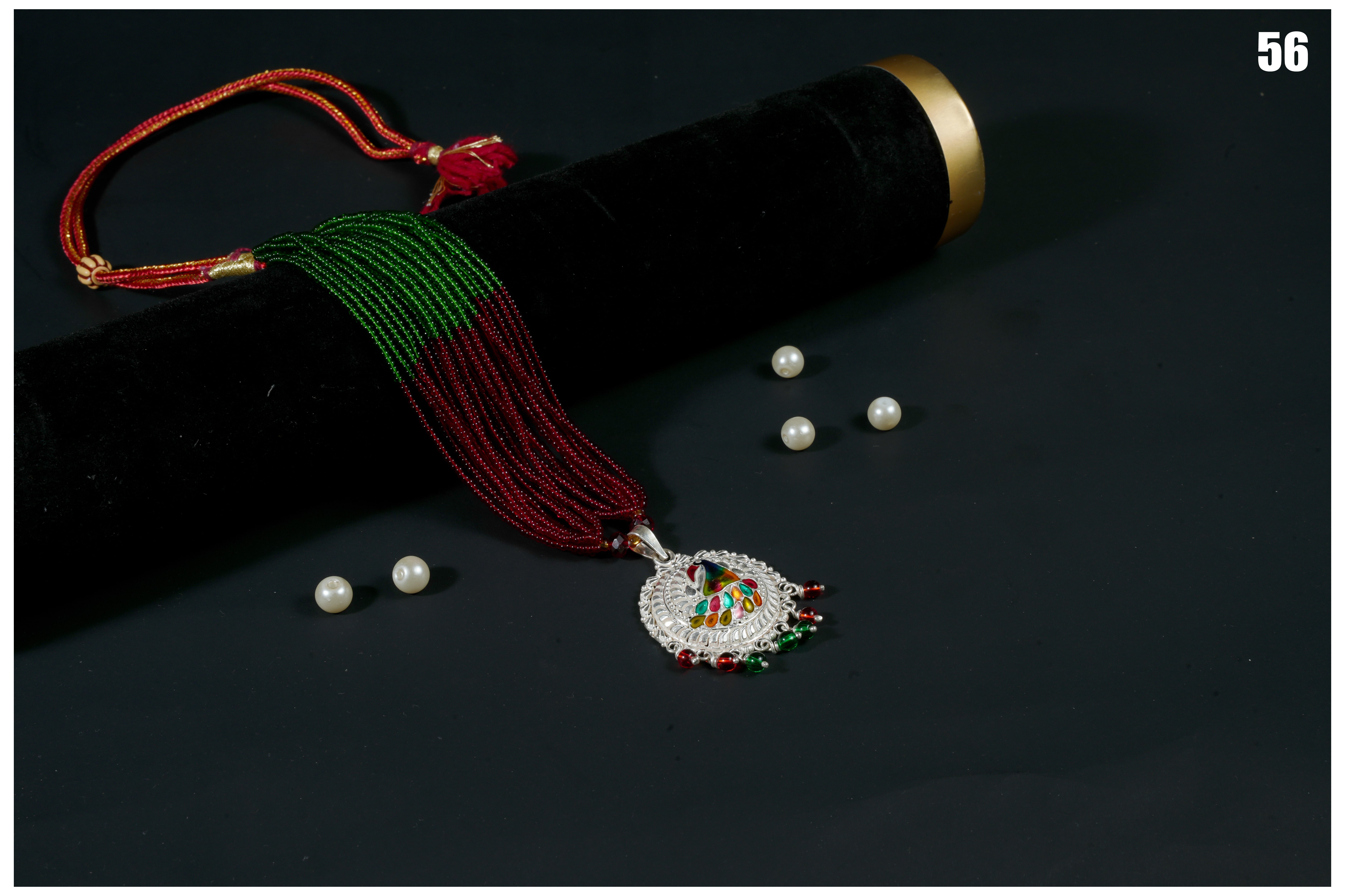 Manish Jewellers Desi Silver Mangalsutra For Girls & Women